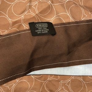 LAST CALL: Coach silk scarf